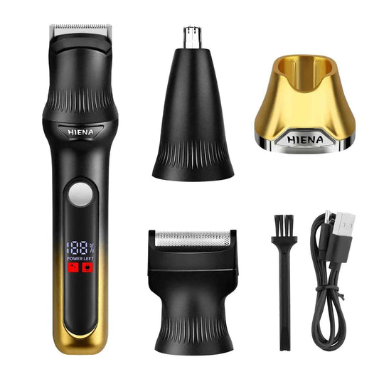 3 in 1 Electric Nose Ear Hair Trimmer Painless Rechargeable Eyebrow Be - EHUBSHOP